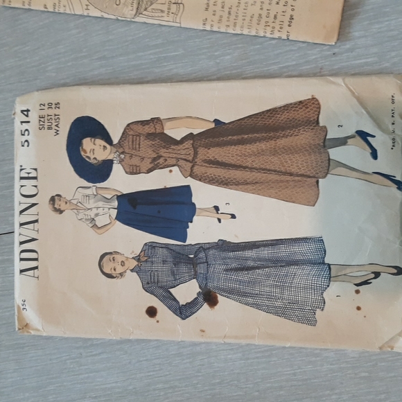 Vintagec" Advance" sewing pattern for suit